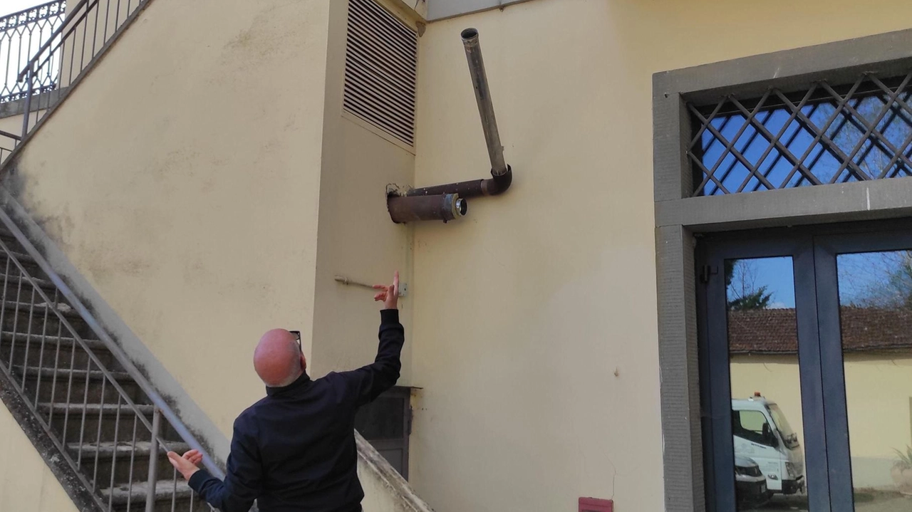 La struttura di Villa Santa Maria a San Giovanni dove è avvenuto il furto La struttura di Villa Santa Maria a San Giovanni dove è avvenuto il furto
