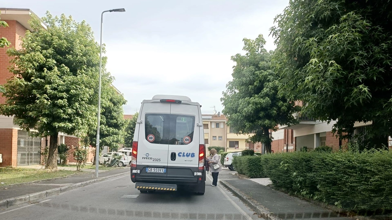 Una navetta in servizio nelle frazioni