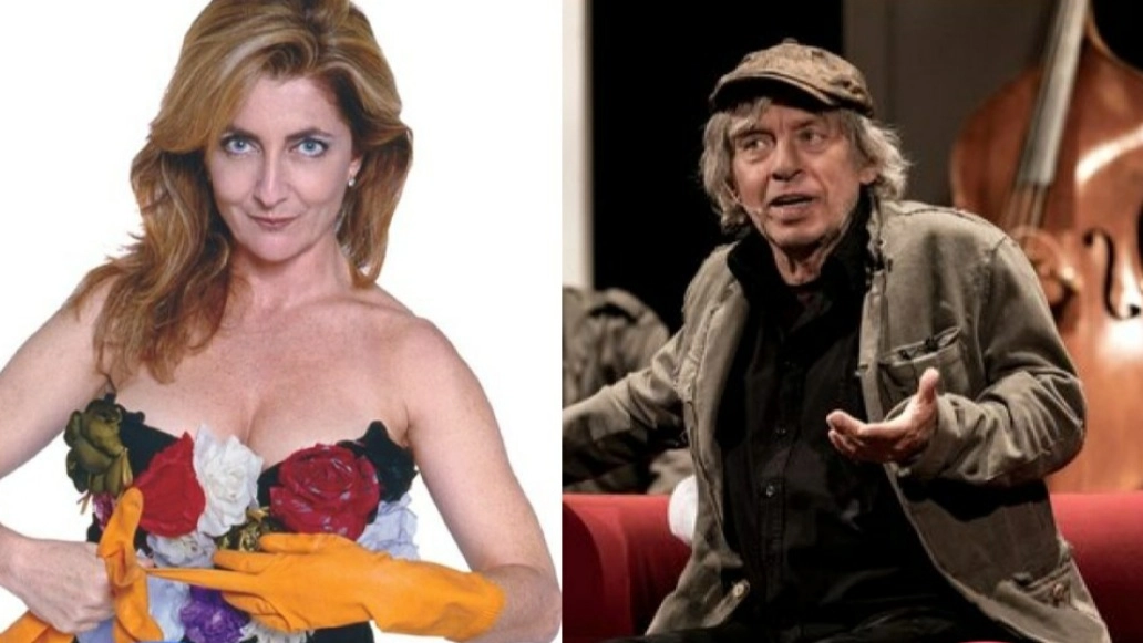 Paolo Rossi e Francesca Reggiani Paolo Rossi e Francesca Reggiani