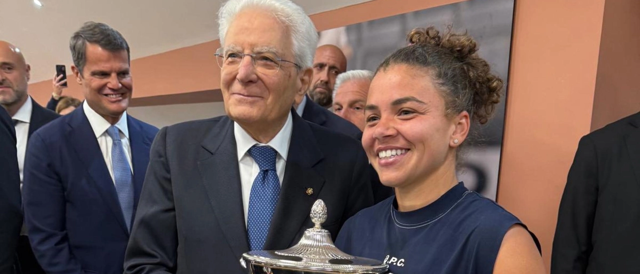 La gioia di Paolini contagia Mattarella. “Grazie presidente per il suo sostegno”