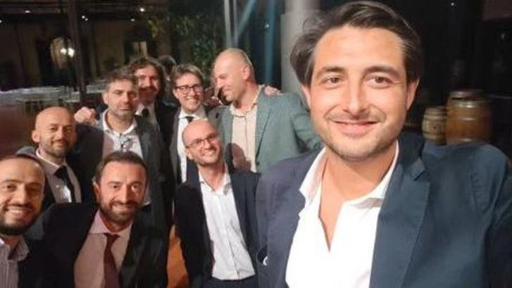 Trapani, in primo piano, con Biondi e Nardella e altri militanti dem Trapani, in primo piano, con Biondi e Nardella e altri militanti dem
