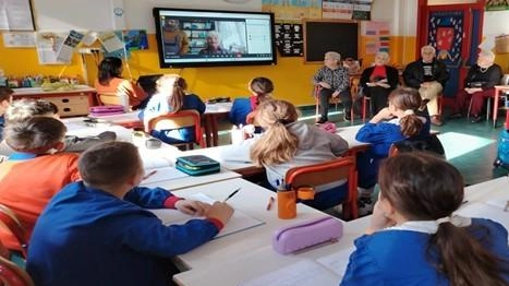 I nonni coinvolti nel progetto della scuola Anna Frank di Calenzano