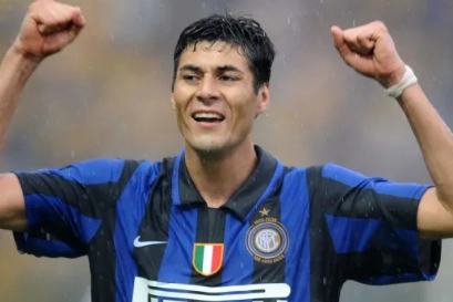 Julio Cruz in maglia Inter