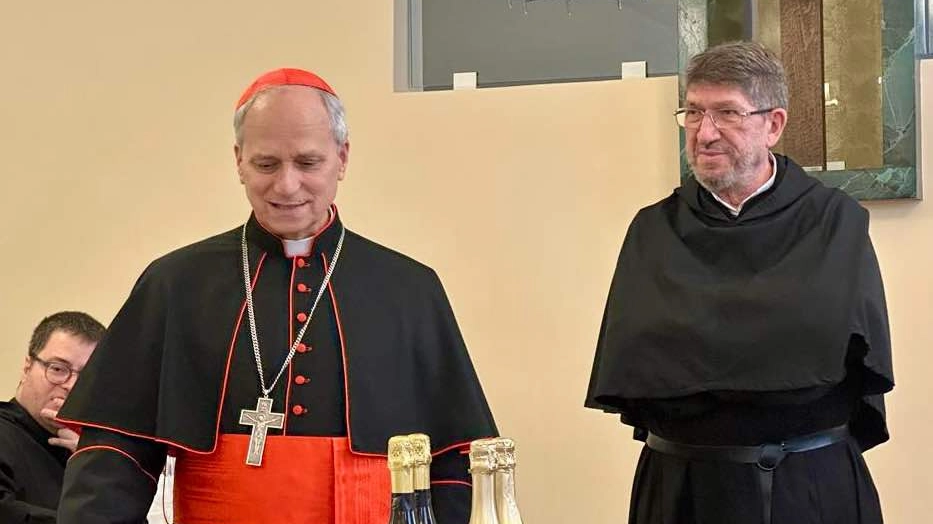 Un incontro del cardinal Prevost con il priore generale padre Alejandro Moral Anton