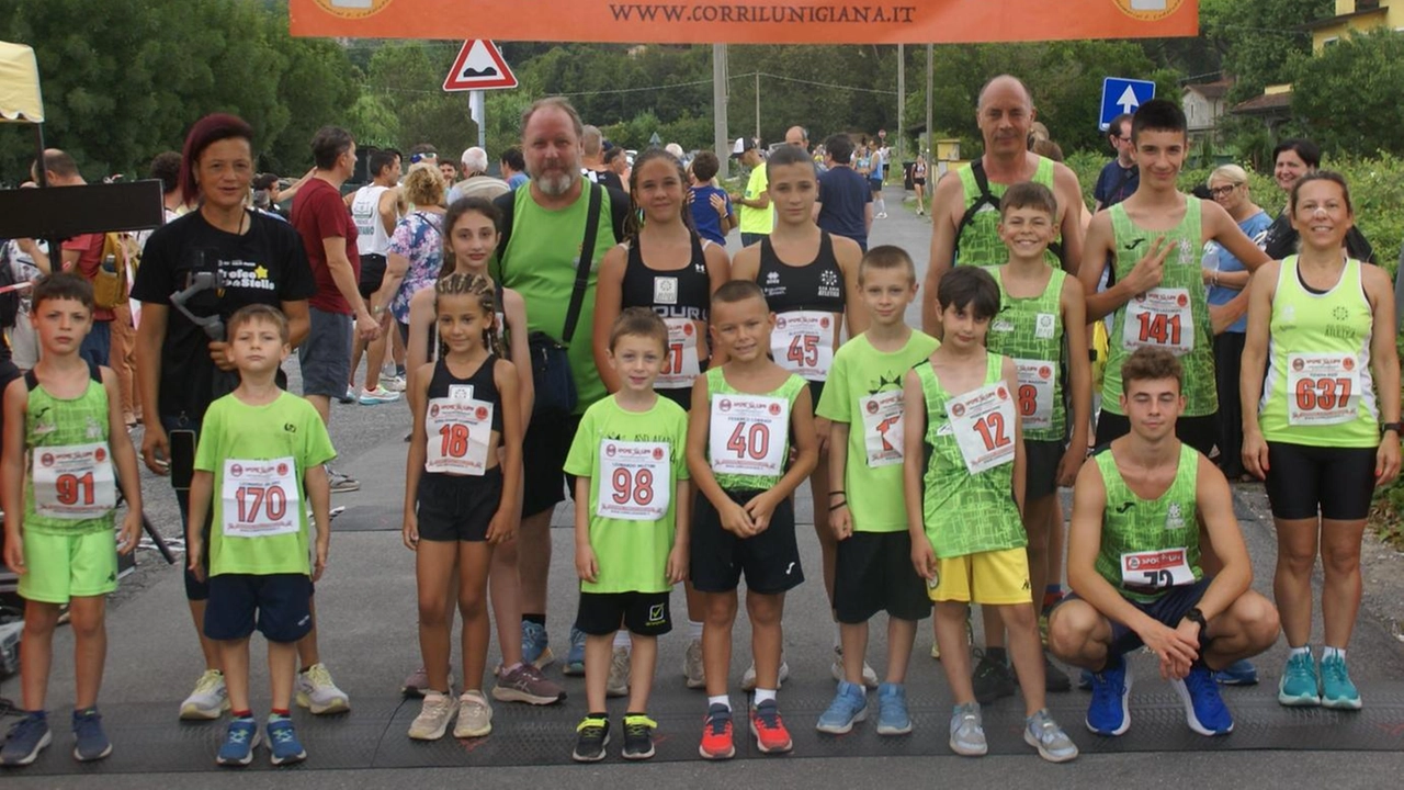 Un gruppo di Runnerini Doc Afaph protagoinisti alla “Stafossone“ Un gruppo di Runnerini Doc Afaph protagoinisti alla “Stafossone“
