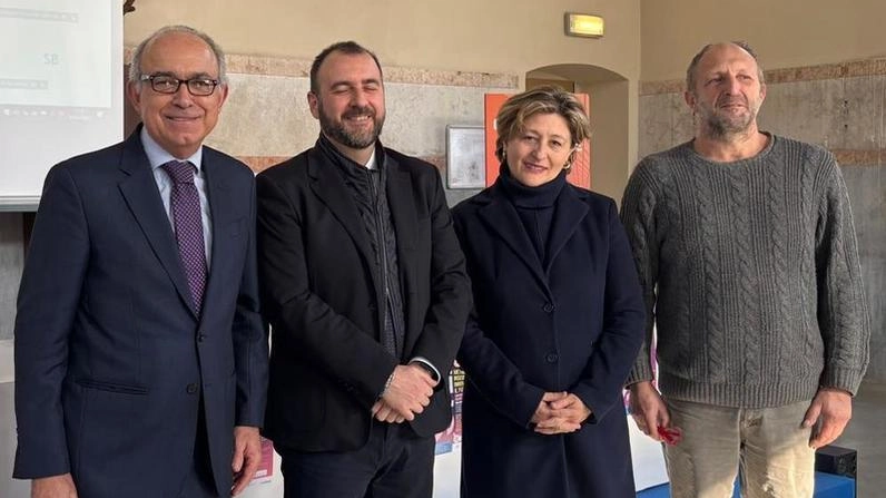 Marco Macchia, Francesco Oppedisano, Grazia Ambrosino, Sergio Giudici alla conferenza stampa di ieri Marco Macchia, Francesco Oppedisano, Grazia Ambrosino, Sergio Giudici alla conferenza stampa di ieri