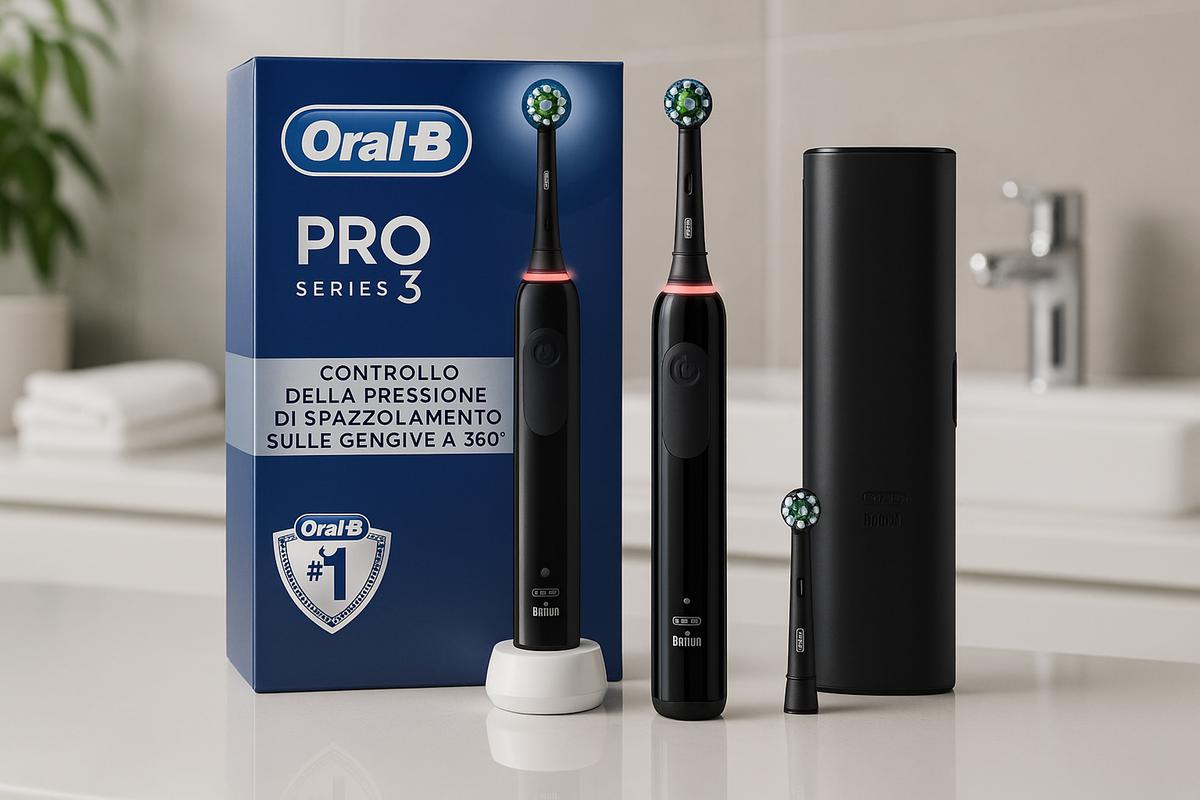 spazzolino elettrico oral b in offerta su amazon igiene orale professionale a meno di 50 euro