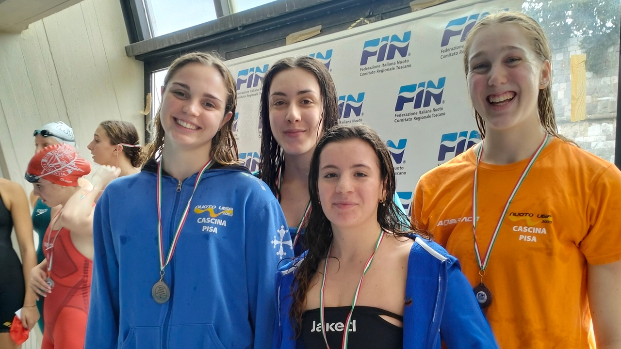 Le atlete della Nuoto Uisp 2003 Le atlete della Nuoto Uisp 2003