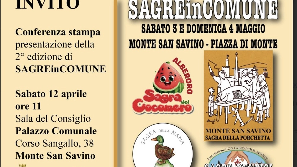 Monte San Savino, torna Sagreincomune