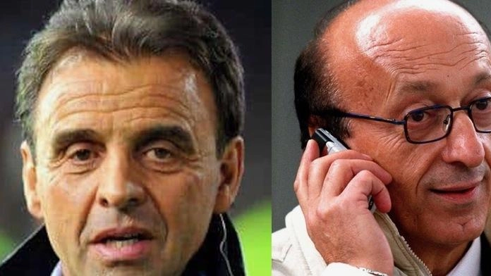 Fabrizio Corsi, presidente dell’Empoli, e Luciano Moggi oggi alla Versiliana