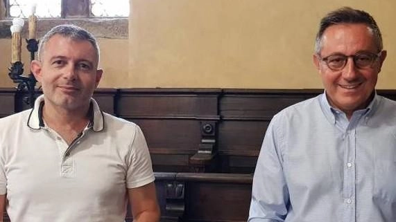 I rappresentanti di Confesercenti Lucio Gori e di Confcommercio Carlo Salvicchi