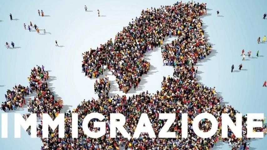 Un’immagine simbolo dell’immigrazione (. foto presa dal web