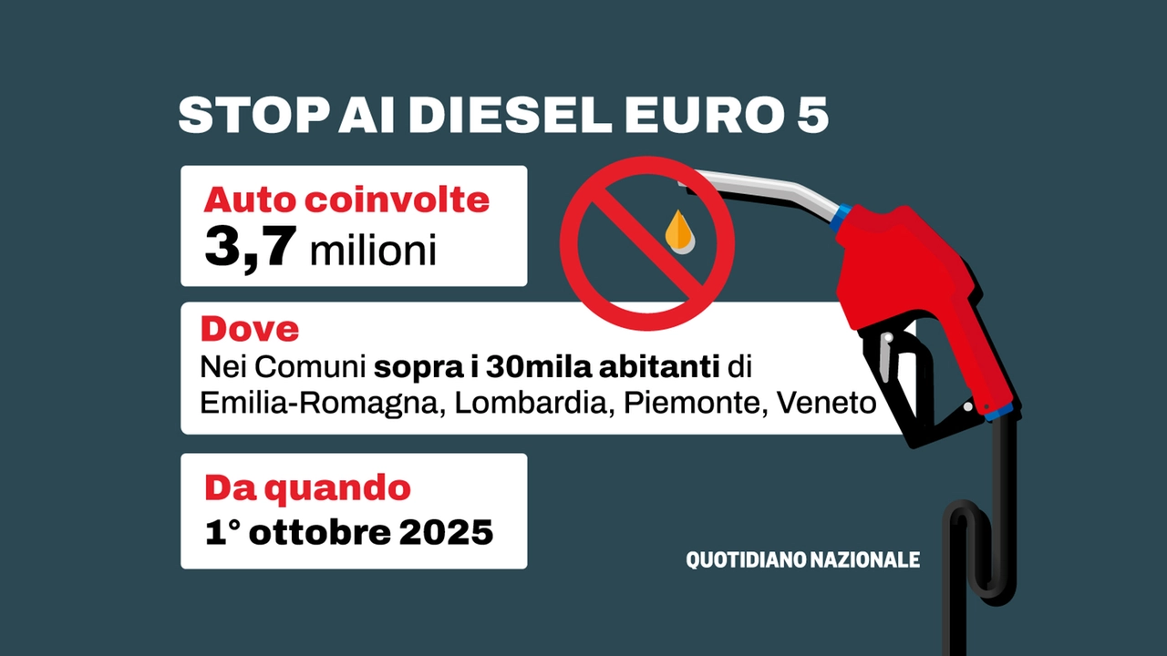 Stop ai diesel Euro 5, il grafico Stop ai diesel Euro 5, il grafico