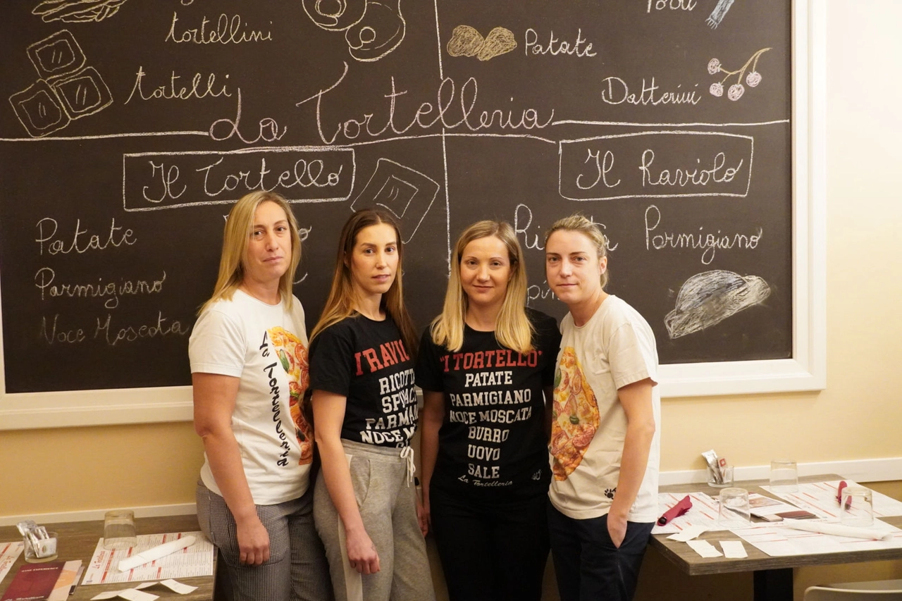 la tortelleria in foto Serena Chiara Ilaria Letizia Vannucchi foto tempestini/attalmi