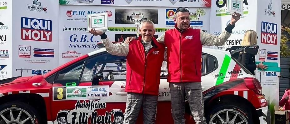 Federico Gasperetti trionfa al Rally degli Abeti e Abetone su Citroen C3 Rally2