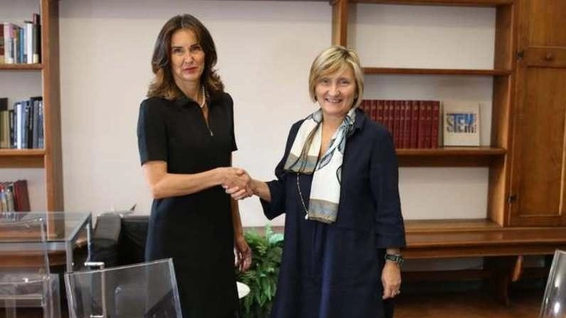 Da sinistra Patrizia Alma Pacini e Sabina Nuti