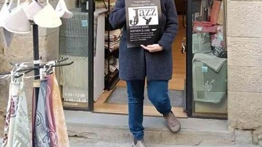 Lucia Cristini, «anima» del Jazz Club Valtiberina e di Borgo Jazz; grande novità dell’edizione di quest’anno è stata il contest giovanile