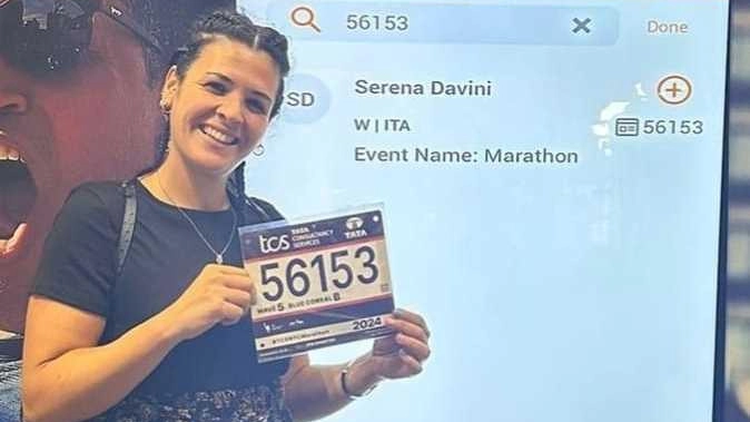 La giovane di Montecarlo, Serena Davini che ha corso la maratona di New York La giovane di Montecarlo, Serena Davini che ha corso la maratona di New York