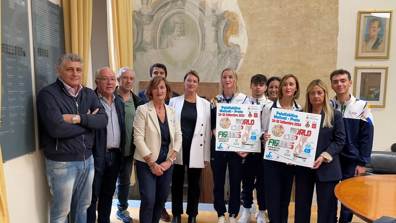 La presentazione dei campionati del mondo di pattinaggio artistico La presentazione dei campionati del mondo di pattinaggio artistico