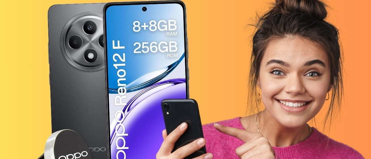Smartphone economico con tripla fotocamera da 50MP e 256GB: OPPO Reno12 F a meno di 200€