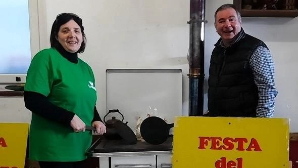 Elisa Giusti, presidente del circolo Mazzini dove oggi inizia la ’Sagra del bollento’ Elisa Giusti, presidente del circolo Mazzini dove oggi inizia la ’Sagra del bollento’