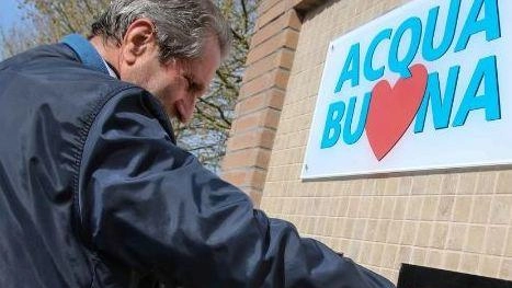 Il fontanello inaugurato di recente a San Giusto Il fontanello inaugurato di recente a San Giusto