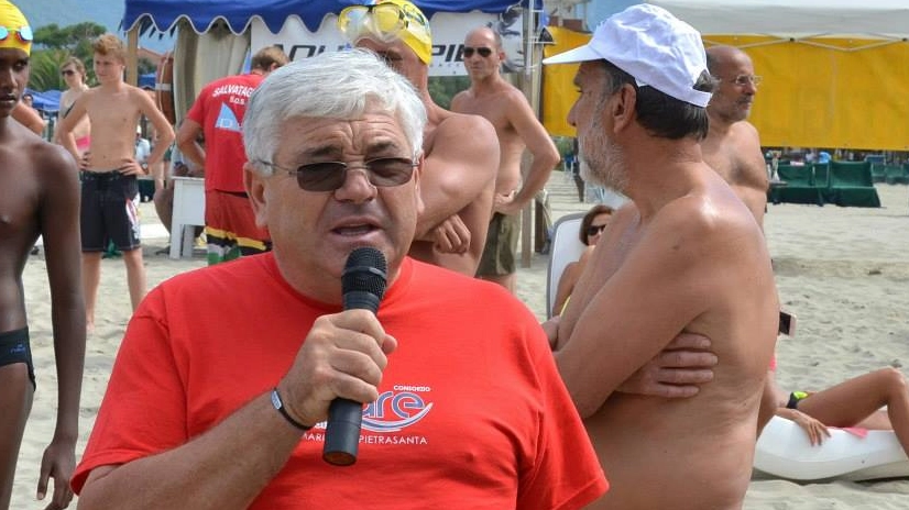 Il presidente dimissionario dei balneari di Marina di Pietrasanta, Francesco Verona