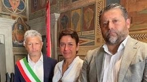 La cerimonia ieri in municipio La cerimonia ieri in municipio