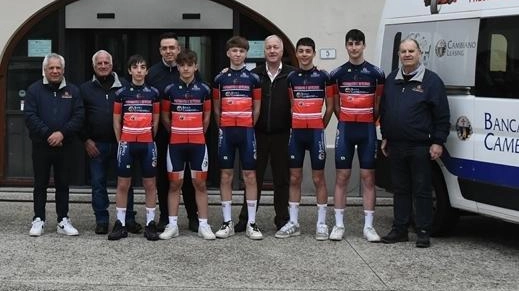 Gli allievi del San Miniato Ciclismo