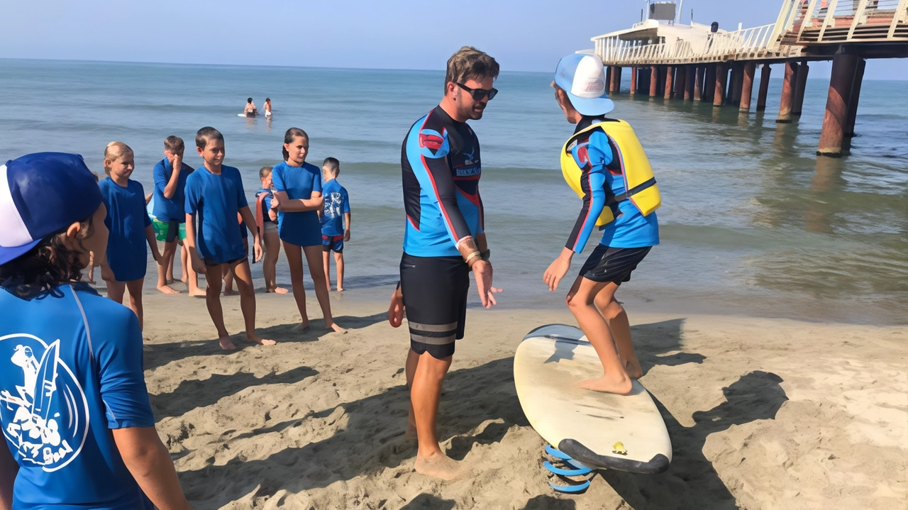 Tra le tante attività proposte nell’ambito di «Lido Wave» ci sono anche lezioni di surf Tra le tante attività proposte nell’ambito di «Lido Wave» ci sono anche lezioni di surf