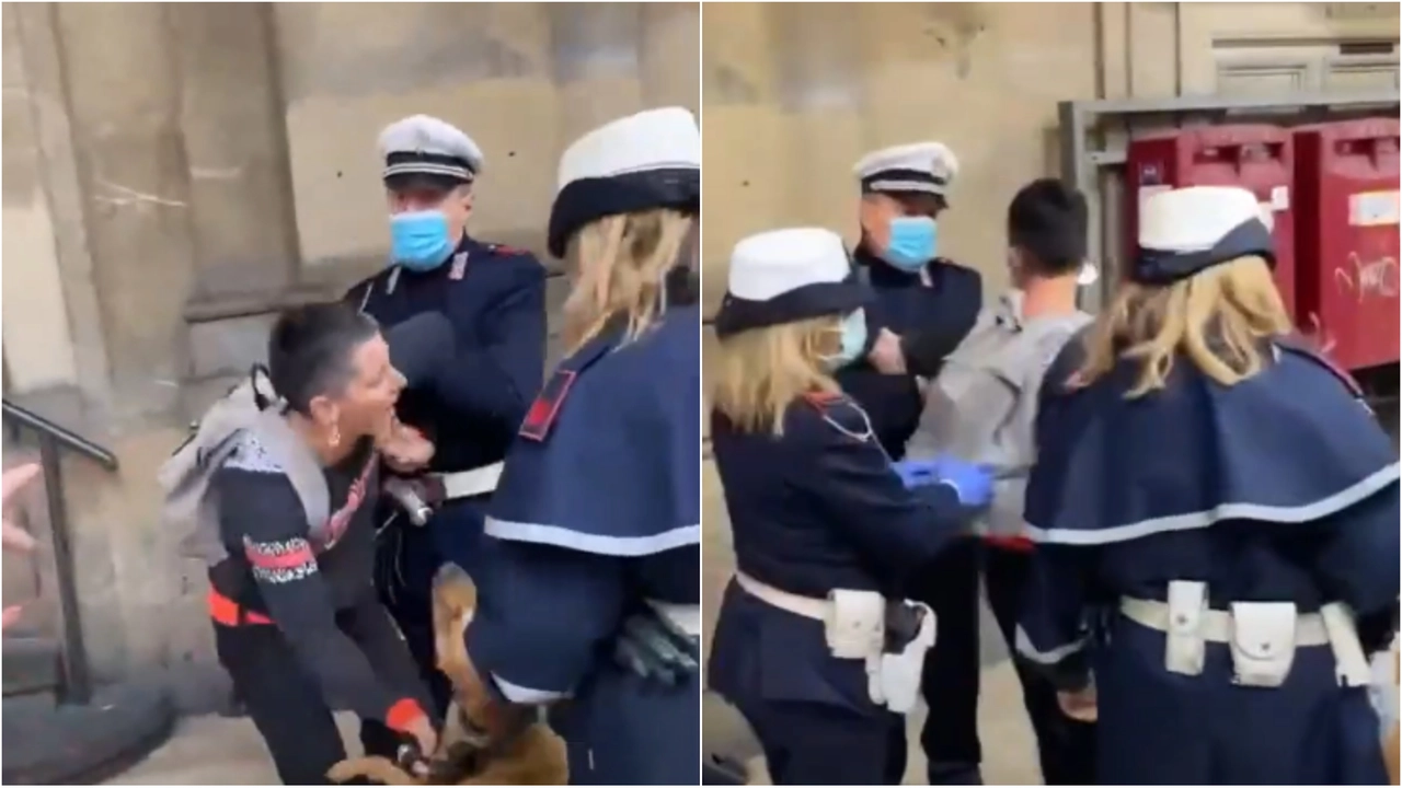 Il video del fermo della donna divenne virale