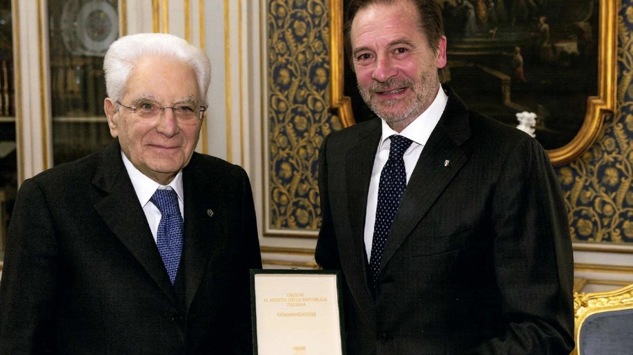 Stefano Mei. riceve l’onorificenza dal presidente della Repubblica Sergio Mattarella Stefano Mei. riceve l’onorificenza dal presidente della Repubblica Sergio Mattarella