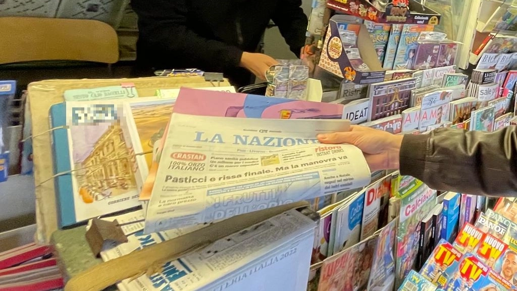 Un'edicola in una foto di repertorio Un'edicola in una foto di repertorio