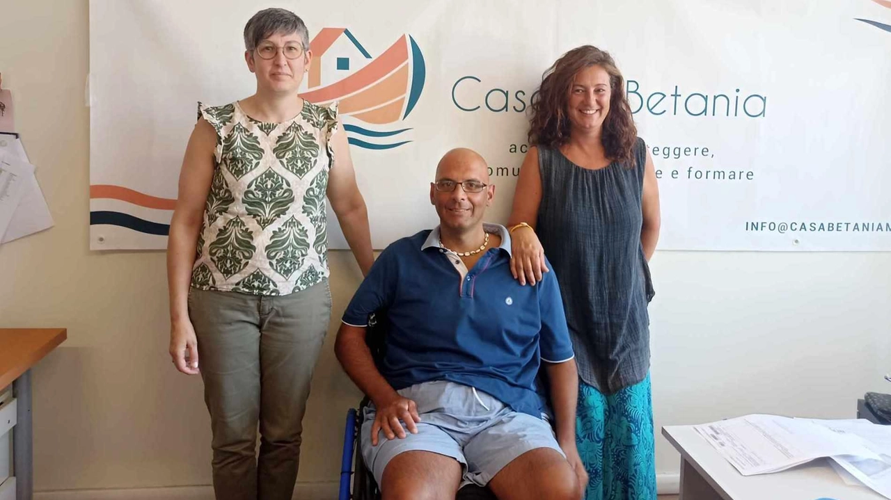 Giulia Severi, Daniele Ricci e Claudia Bologna di Casa Betania Giulia Severi, Daniele Ricci e Claudia Bologna di Casa Betania