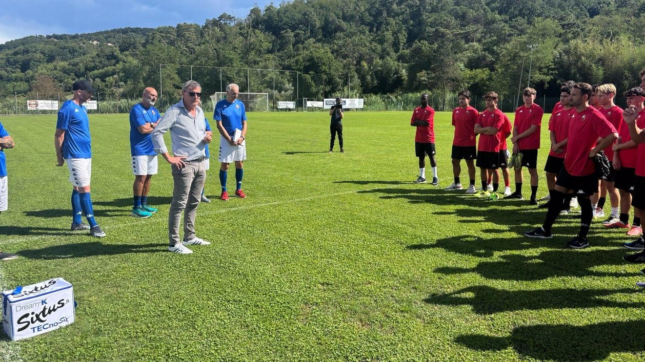 La squadra a «rapporto» a Montecatini Alto insieme al «dg» Gianni e all’allenatore Pirozzi: inizia l’ultima settimana di test La squadra a «rapporto» a Montecatini Alto insieme al «dg» Gianni e all’allenatore Pirozzi: inizia l’ultima settimana di test