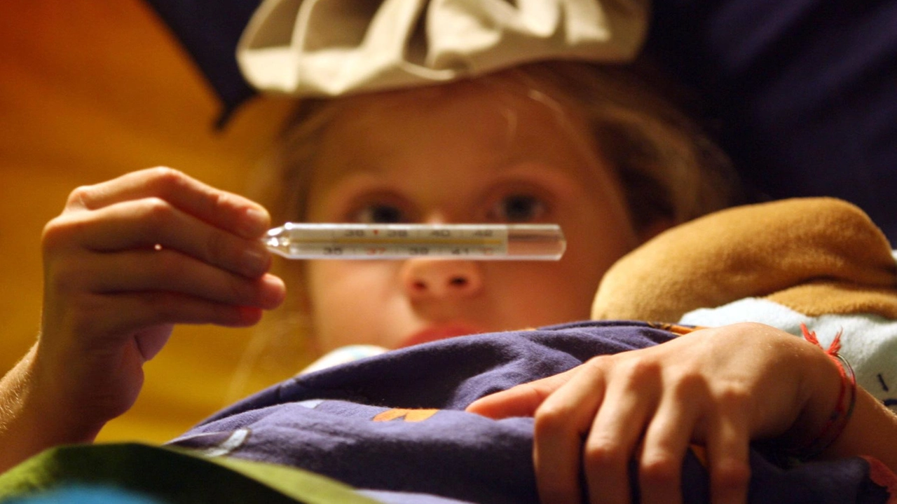 Molti i bambini colpiti dalla sindrome influenzale, alcuni in forme anche gravi