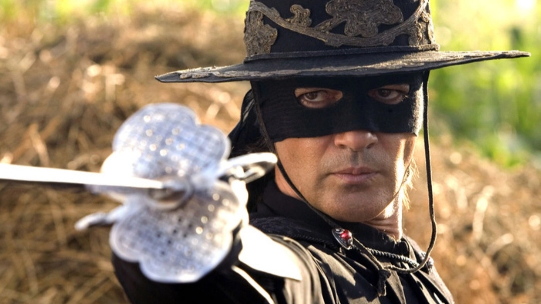 Antonio Banderas in Zorro (foto da Ansa) Antonio Banderas in Zorro (foto da Ansa)