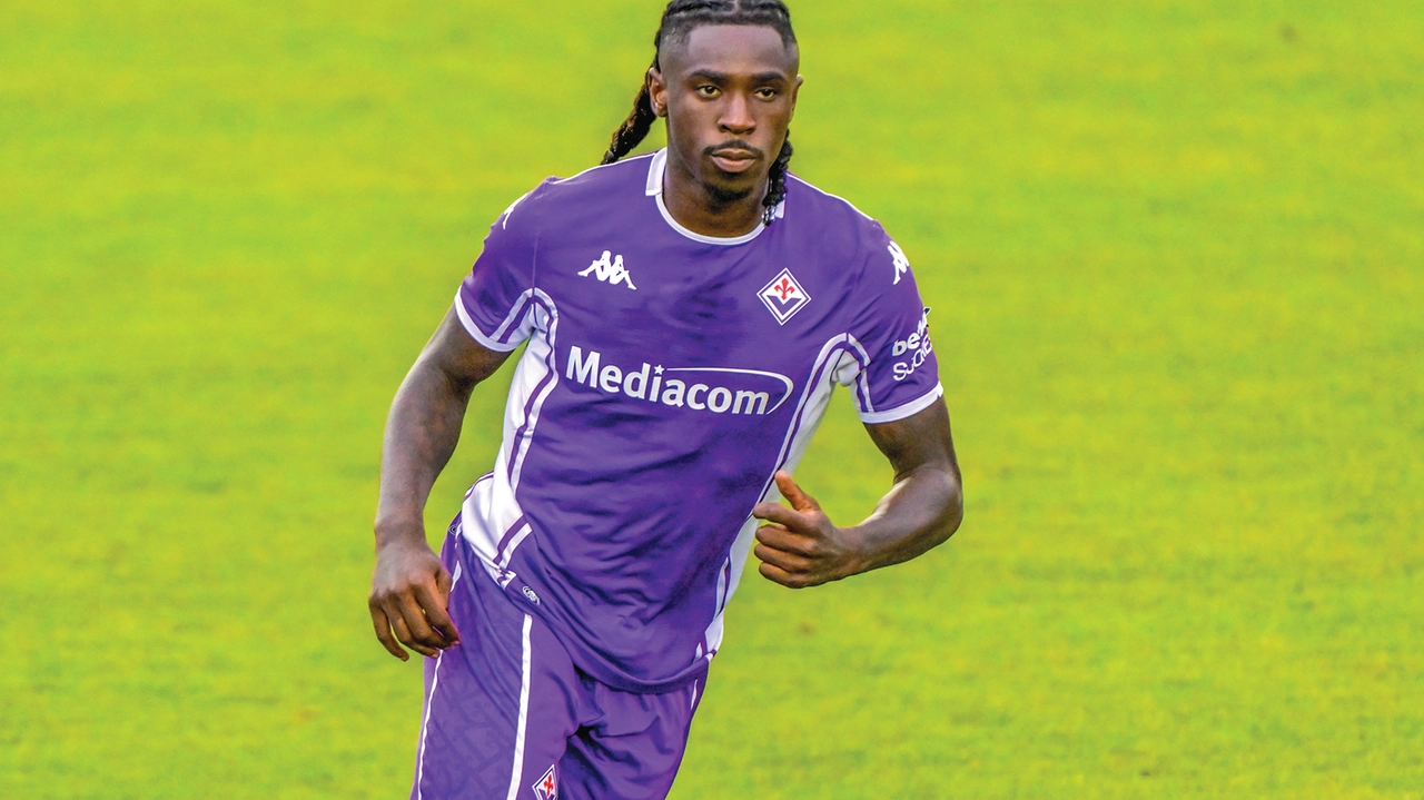 Moise Kean, 25 anni, alla sua prima stagione con la Fiorentina Moise Kean, 25 anni, alla sua prima stagione con la Fiorentina
