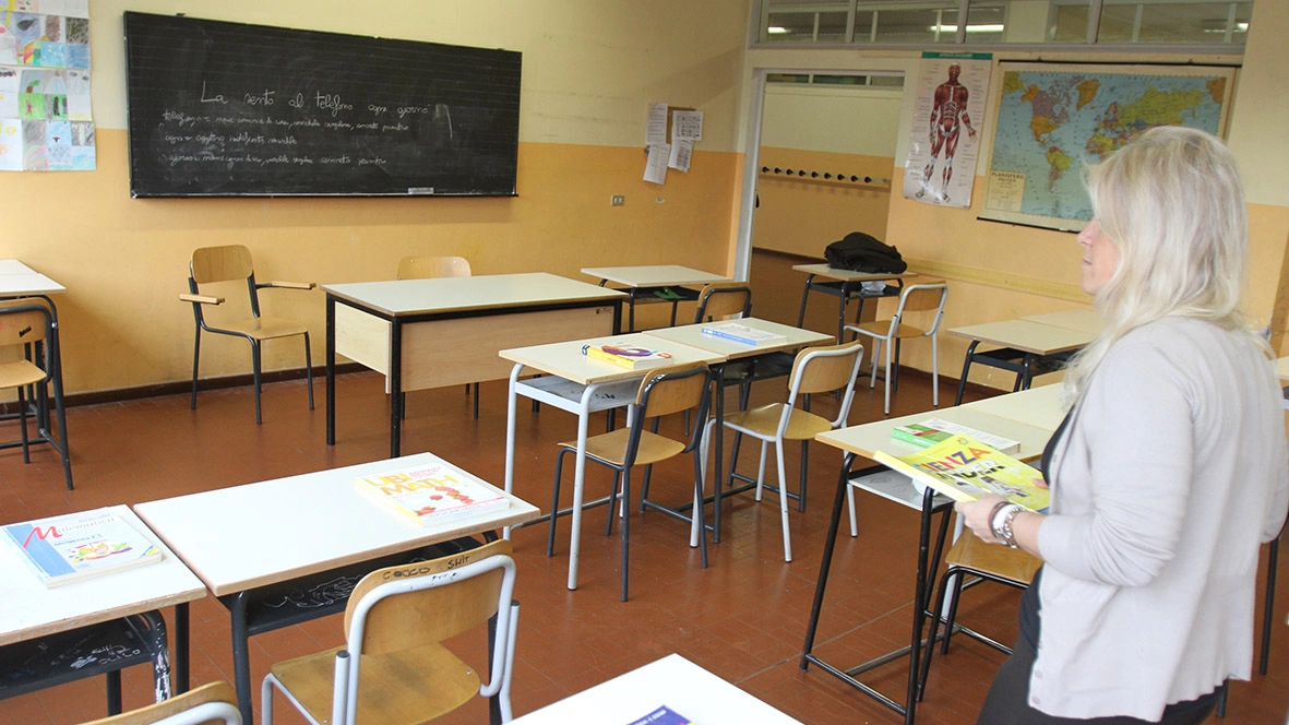 Un’aula scolastica (foto di archivio) Un’aula scolastica (foto di archivio)