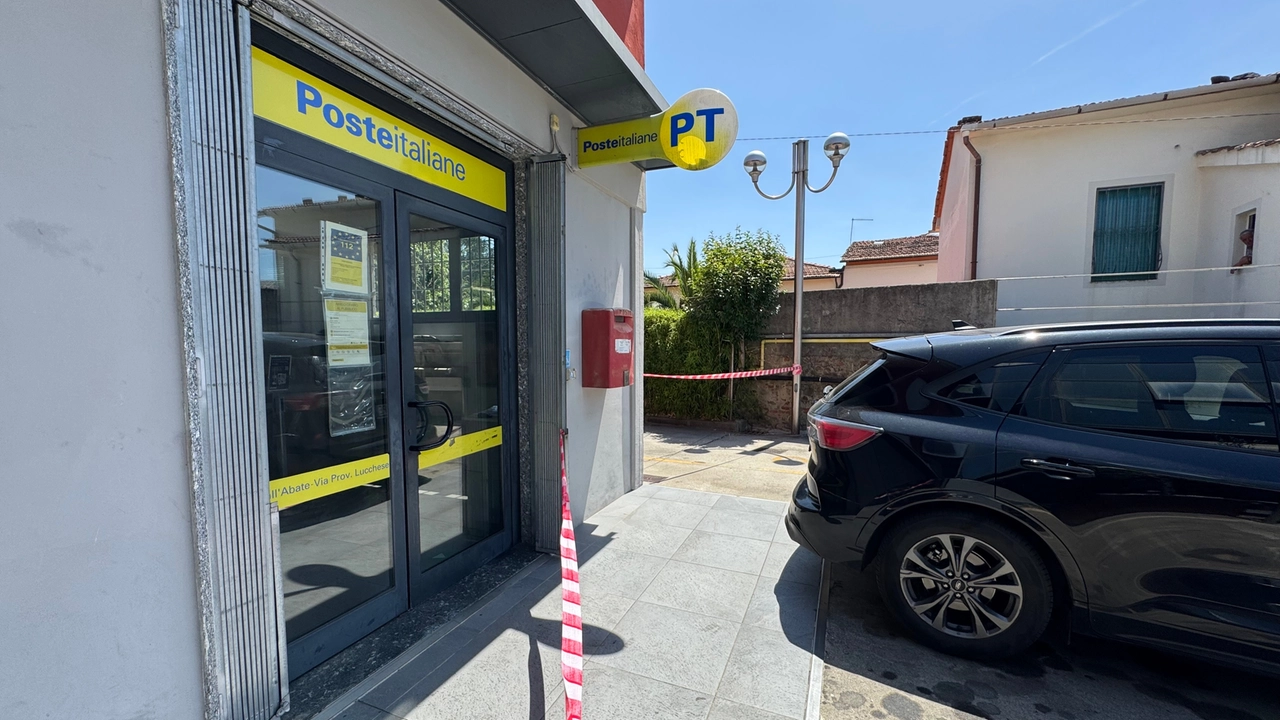 L’ufficio postale di Ponte all’Abate oggetto del tentativo di rapina (Goiorani)