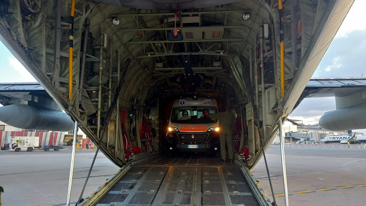 Trasporto sanitario d'urgenza partito da Pisa per una bimba di 13 mesi