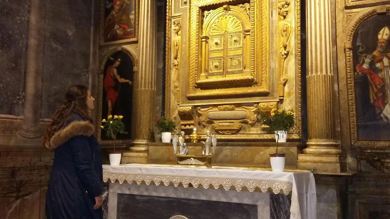 La reliquia di Santo Geminano è custodita nella cappella del Duomo di San Gimignano La reliquia di Santo Geminano è custodita nella cappella del Duomo di San Gimignano