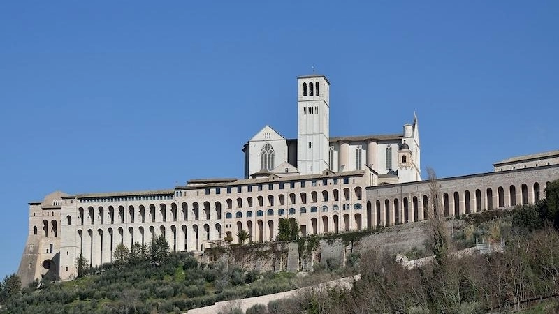 Una veduta di Assisi