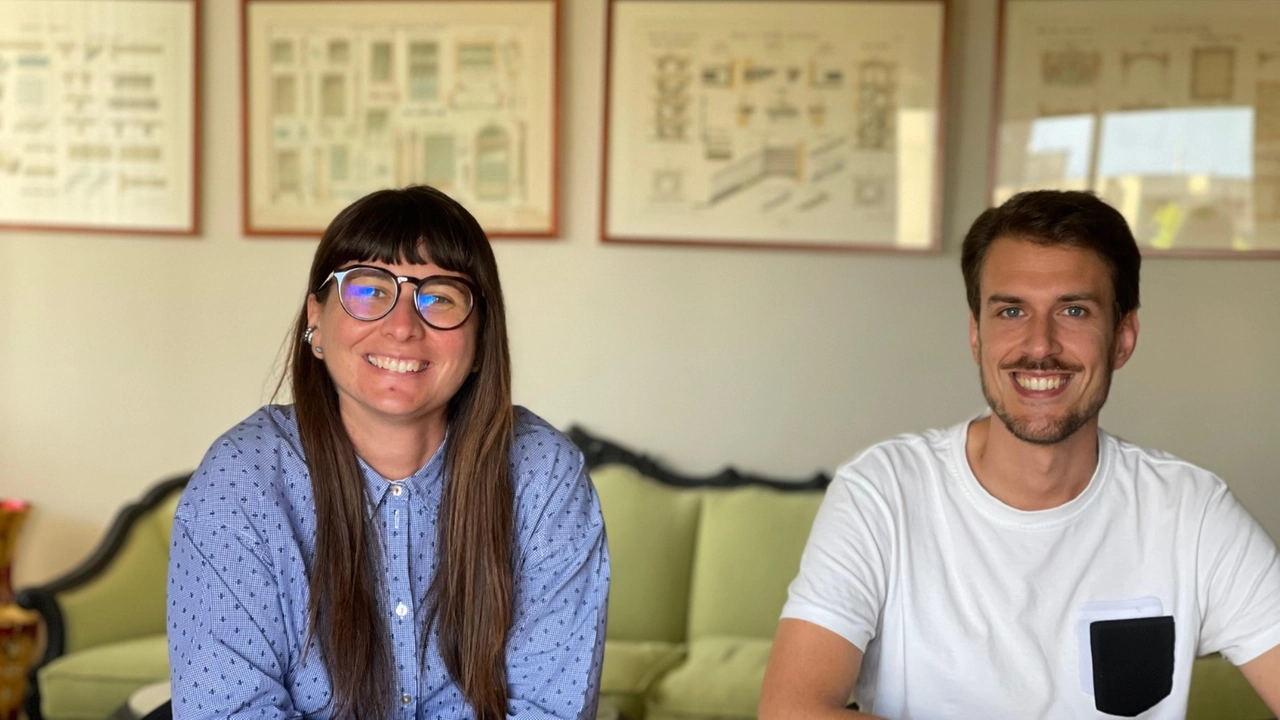 L'ingegnere Carlotta Sanesi e il geometra Matteo Del Principe