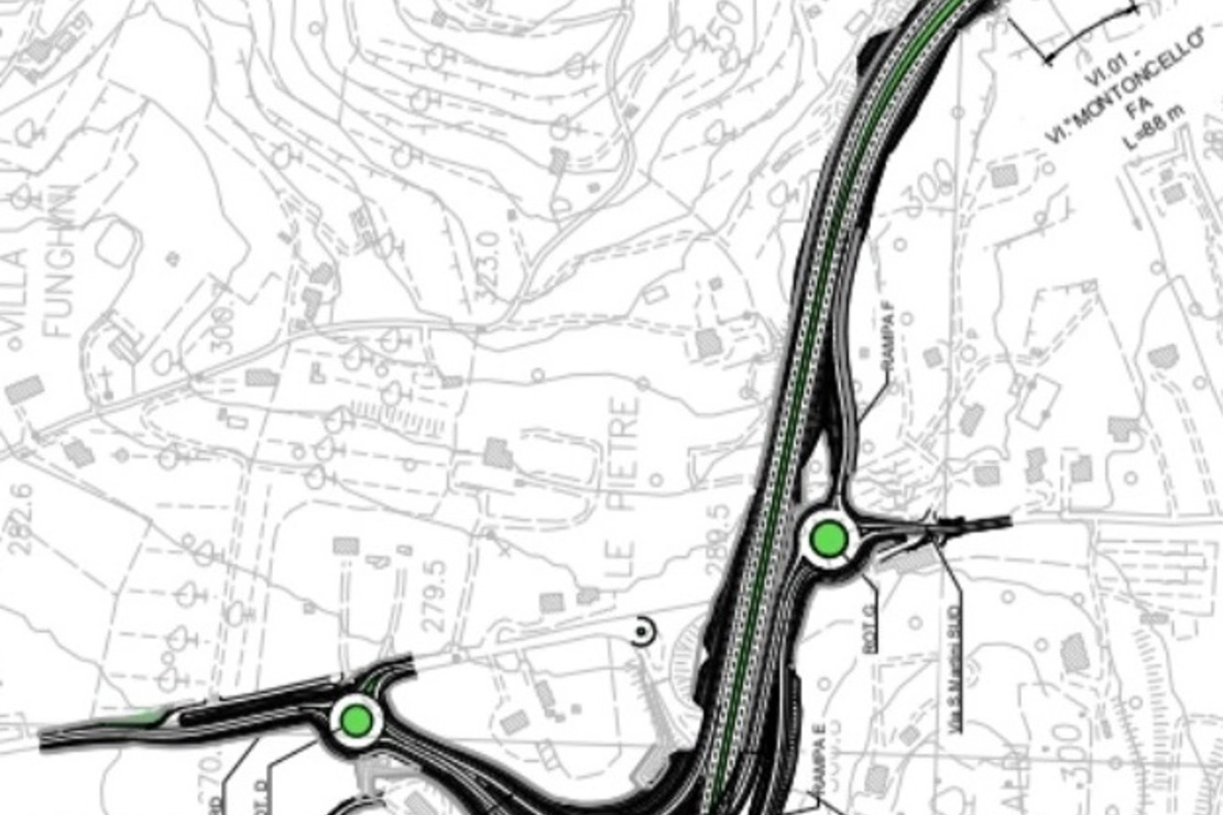 Il passaggio della Due Mari dalla città: si salva il cavalcavia di via Salvadori
