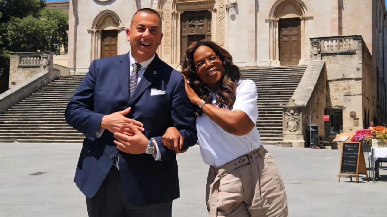 Oprah Winfrey, la regina della tv americana in Umbria. Il weekend fra tartufi e passeggiate a Todi