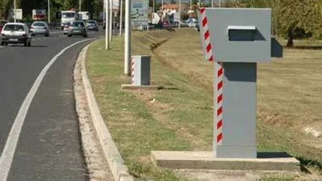 Autovelox in via Romea Nord, sulla Statale 16 Adriatica.