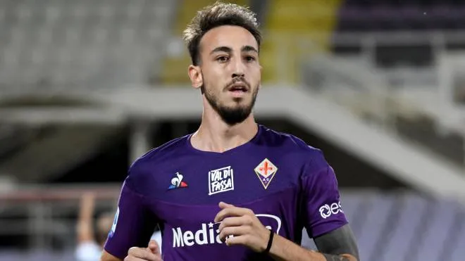 Fiorentina's midfielder Gaetano Castrovilli reacts during the Italian Serie A soccer match between ACF Fiorentina and US Sassuolo at the Artemio Franchi stadium in Florence, Italy, 01 July 2020. ANSA/CLAUDIO GIOVANNINI