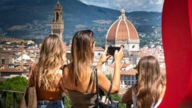 Turiste a Firenze