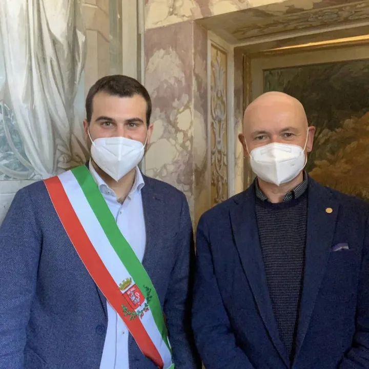 Il sindaco Filippo Vagnoli e il presidente del comitato Giancarlo Faralli